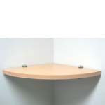 Beech Corner Shelf Kit <br> 30x30x1.8cm