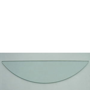 Half Moon Glass Shelf <br> 60x15x0.6cm