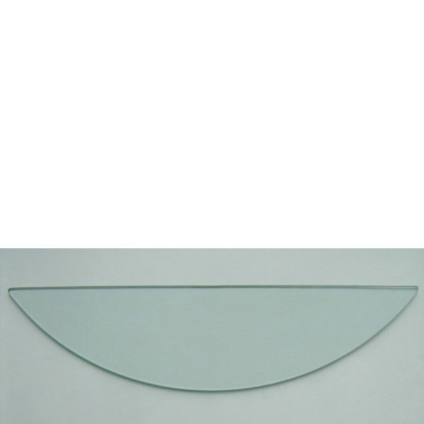 Half Moon Glass Shelf <br> 60x15x0.6cm