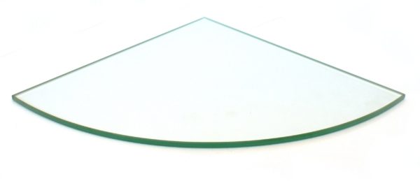 Glass Corner Shelf 30x30x0.8cm - Image 4