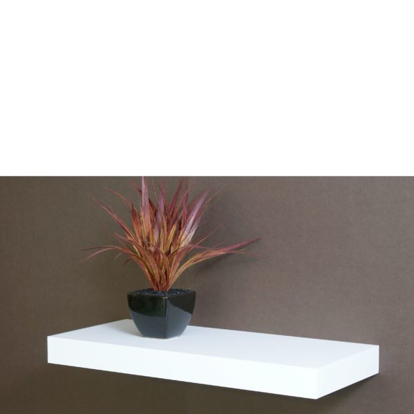 Floating Shelf Kit | Satin White | 57x25x5cm - Image 3