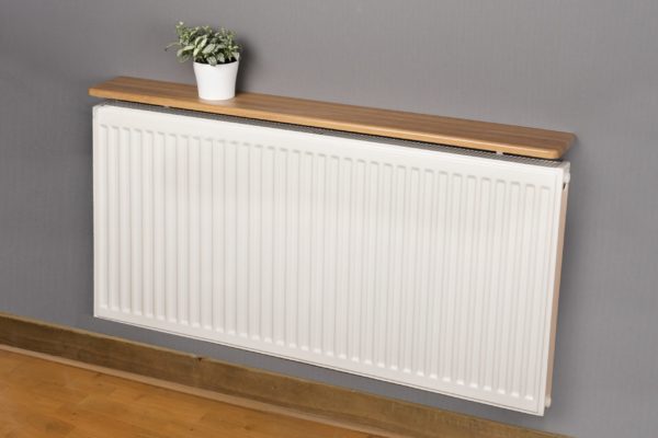 Rounded Radiator Shelf | Ash Oak | 90x15x1.8cm - Image 2
