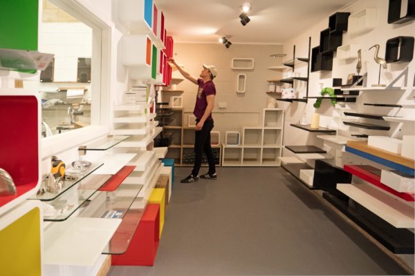 Gloss White Floating shelf 45x15x3.8cm - Image 36