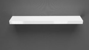 Gloss White Floating shelf 80x15x3.8cm