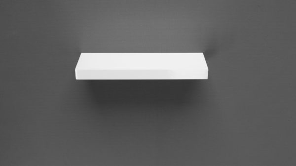 Gloss White Floating shelf 45x15x3.8cm