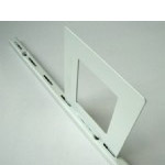 Single Slot Bookend White (each)