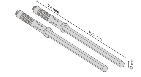 Floating Shelf Brackets (Strongfix)1-10cm <br> (pair) - Image 4