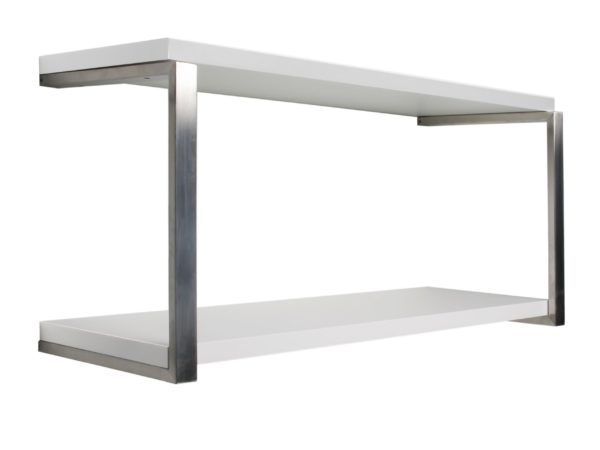 White Sumo Shelf Double Kit 80x30x2.5cm - Image 2