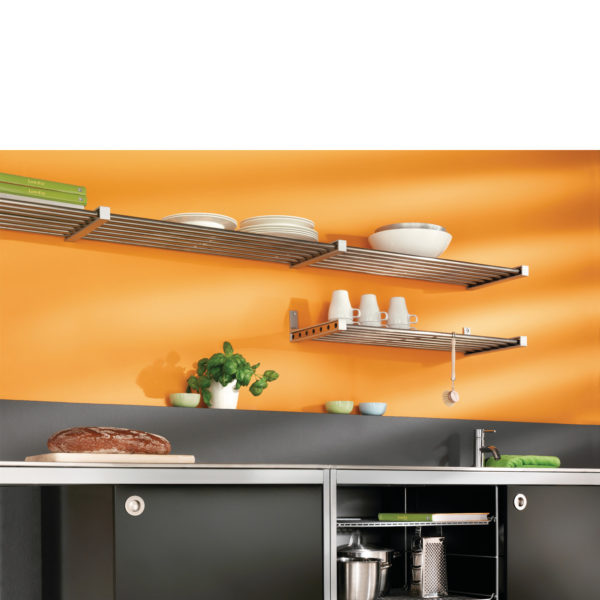 Stainless Steel Tube Shelf Kit 80x30x2.5cm