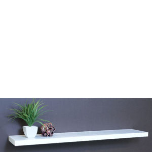 Gloss White Floating Shelf 120x25x3.8cm