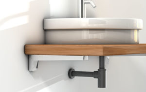Chrome Sink Bracket 40cm (each)