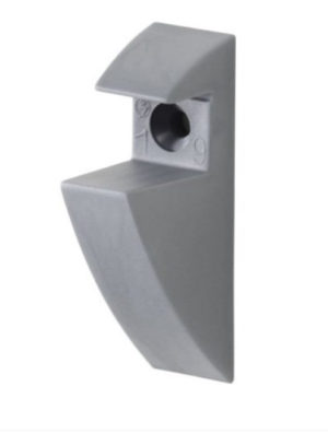 Grey Clip Brackets 1.9cm  (pair)