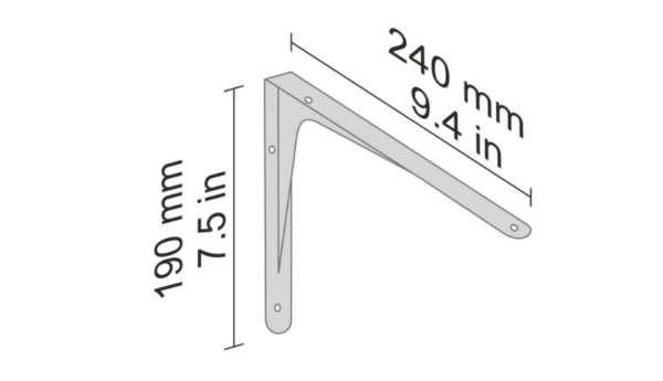 HERKULES Bracket 24x19cm - Image 3