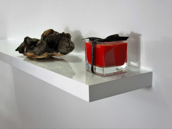 Gloss White Floating Shelf 60x25x5cm - Image 2