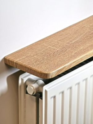 Rounded Radiator Shelf | Ash Oak | 90x15x1.8cm