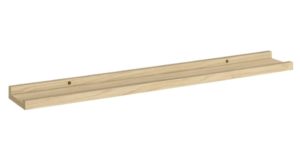 Radiator Shelf With Lip | Light Oak | 80x9x3cm