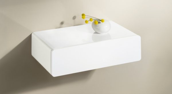 CASSY Shelf with Drawer | White | 51x27.5x13.5cm - Image 11