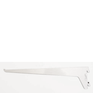 Single Slot White Bracket 30cm